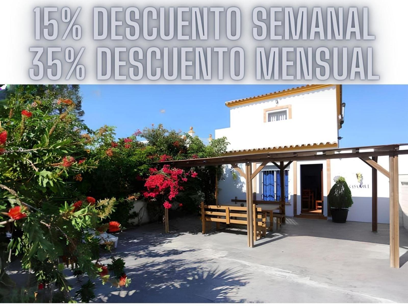 埃尔帕尔马Casa Familiar 150 Metros De La Playa El Palmar别墅 外观 照片